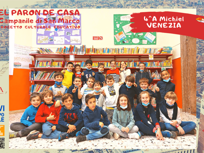 Venezia entra nel progetto El Paron de Casa con la classe IV^A della Renier&nbsp;Michiel