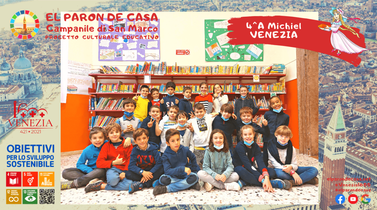Venezia entra nel progetto El Paron de Casa con la classe IV^A della Renier&nbsp;Michiel