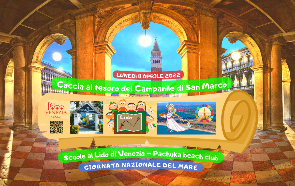 Caccia al tesoro del Campanile di San Marco. Scuole al Lido di Venezia, 11 aprile 2022&nbsp;(Pachuka)