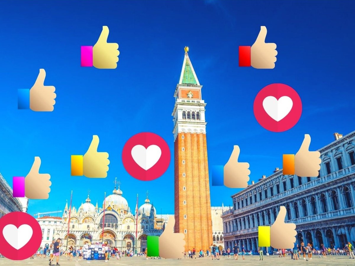 Ultimo giorno di scuola, pari tra Venezia e Mestre al Concorso 👍 like ❤️ love Campanile di San Marco. Superati 5000 partecipanti&nbsp;🤩
