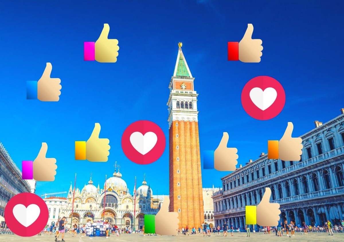 Ultimo giorno di scuola, pari tra Venezia e Mestre al Concorso 👍 like ❤️ love Campanile di San Marco. Superati 5000 partecipanti&nbsp;🤩