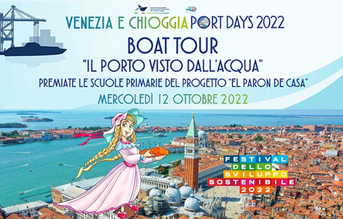 Tour in barca premio il 12 ottobre per i 200 alunni del progetto El Paron de Casa ⚓ PORT DAYS&nbsp;2022
