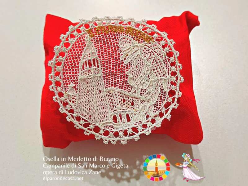 Merletto di Burano per il Campanile di San Marco, ecco l’opera di Ludovica&nbsp;Zane